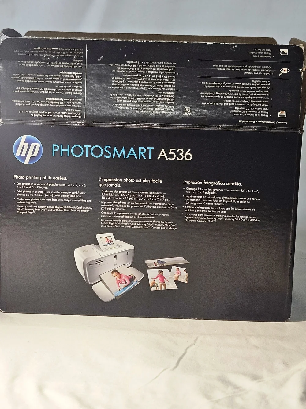 HP Compact Photo Printer in White